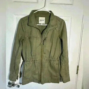 Madewell Army Green Utility Fall/Spring Jacket Size Small. Gently pre-worn.